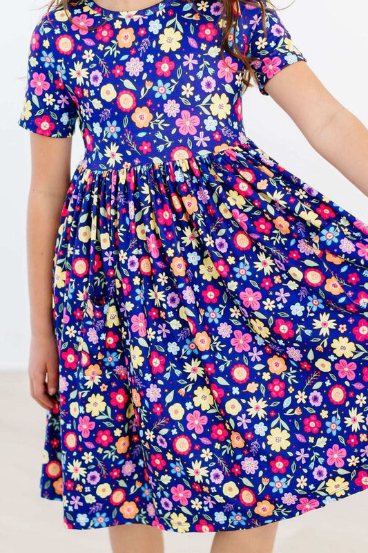 Pick a Posy S/S Pocket Twirl Dress - Mila & Rose ® - Flyclothing LLC