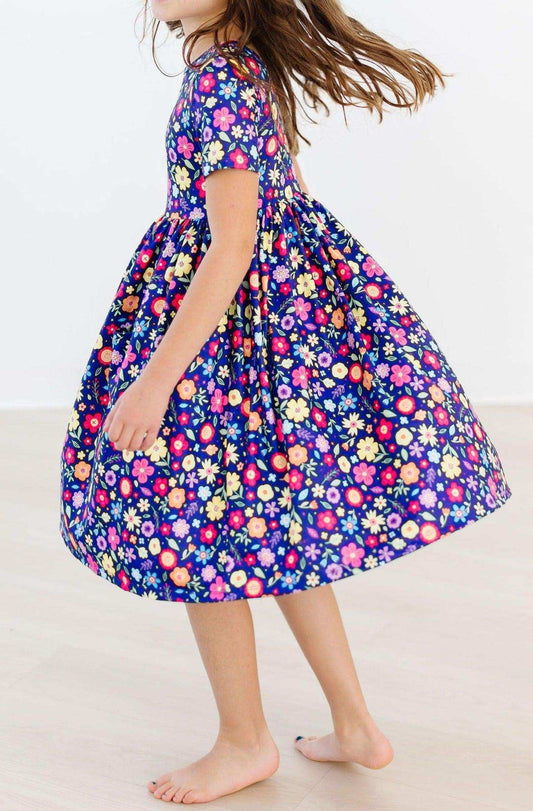 Pick a Posy S/S Pocket Twirl Dress - Mila & Rose ® - Flyclothing LLC