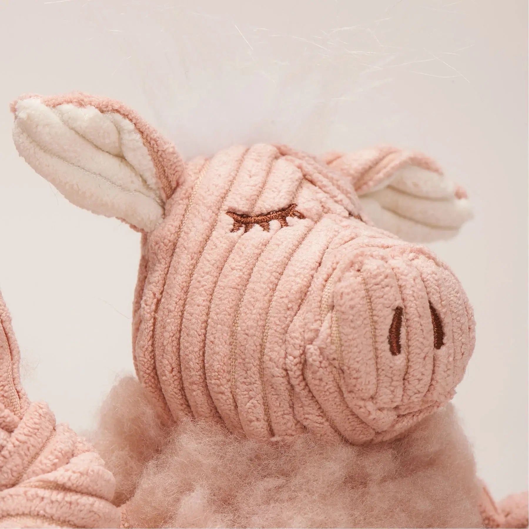 Penelope Pig HuggleFleece® FlufferKnottie™ Plush Dog Toy - HuggleHounds - Flyclothing LLC