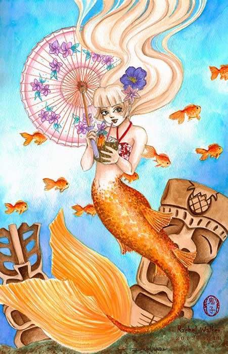 Black Market Art Company Pina Colada Print - Black Market Art Company - Flyclothing LLC