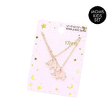 2PCS Enamel Elephant Pendant Moms and Kids Set Necklaces - Madeline Love - Flyclothing LLC
