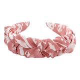 Abstract Patterned Pleated Headband - Madeline Love - Flyclothing LLC