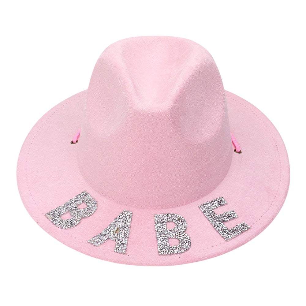 Bling BABE Message Pointed Western Cowboy Hat - Madeline Love - Flyclothing LLC