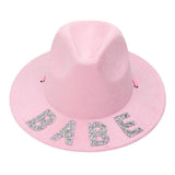 Bling BABE Message Pointed Western Cowboy Hat - Madeline Love - Flyclothing LLC