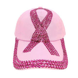 Bling Pink Ribbon Baseball Cap - Madeline Love - Flyclothing LLC