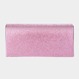 Bling Solid Evening Clutch Crossbody Bag - Madeline Love - Flyclothing LLC