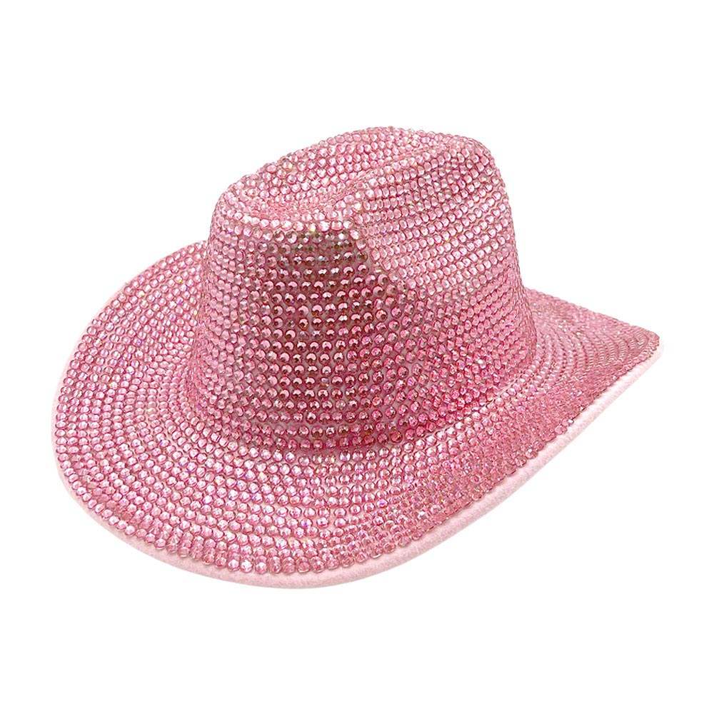 Bling Studded Fedora Hat - Madeline Love - Flyclothing LLC