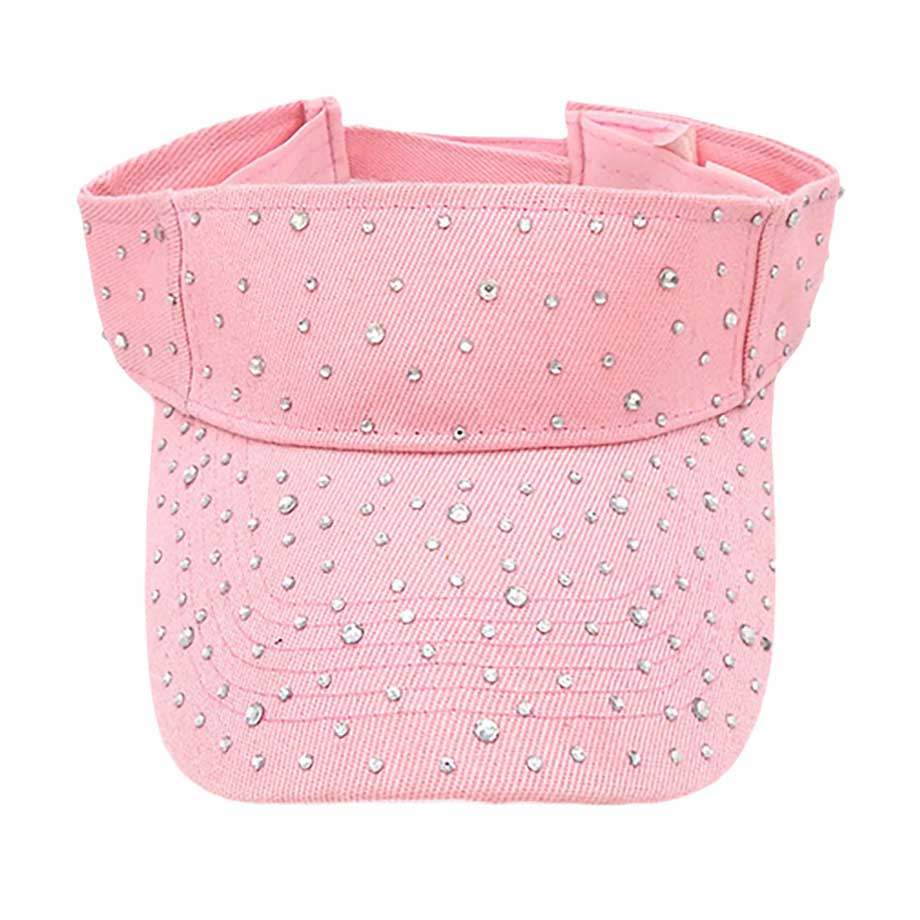 Bling Studded Visor Hat - Madeline Love - Flyclothing LLC