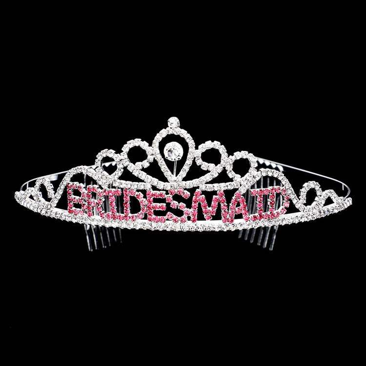Bridesmaid Rhinestone Pave Party Tiara - Madeline Love - Flyclothing LLC