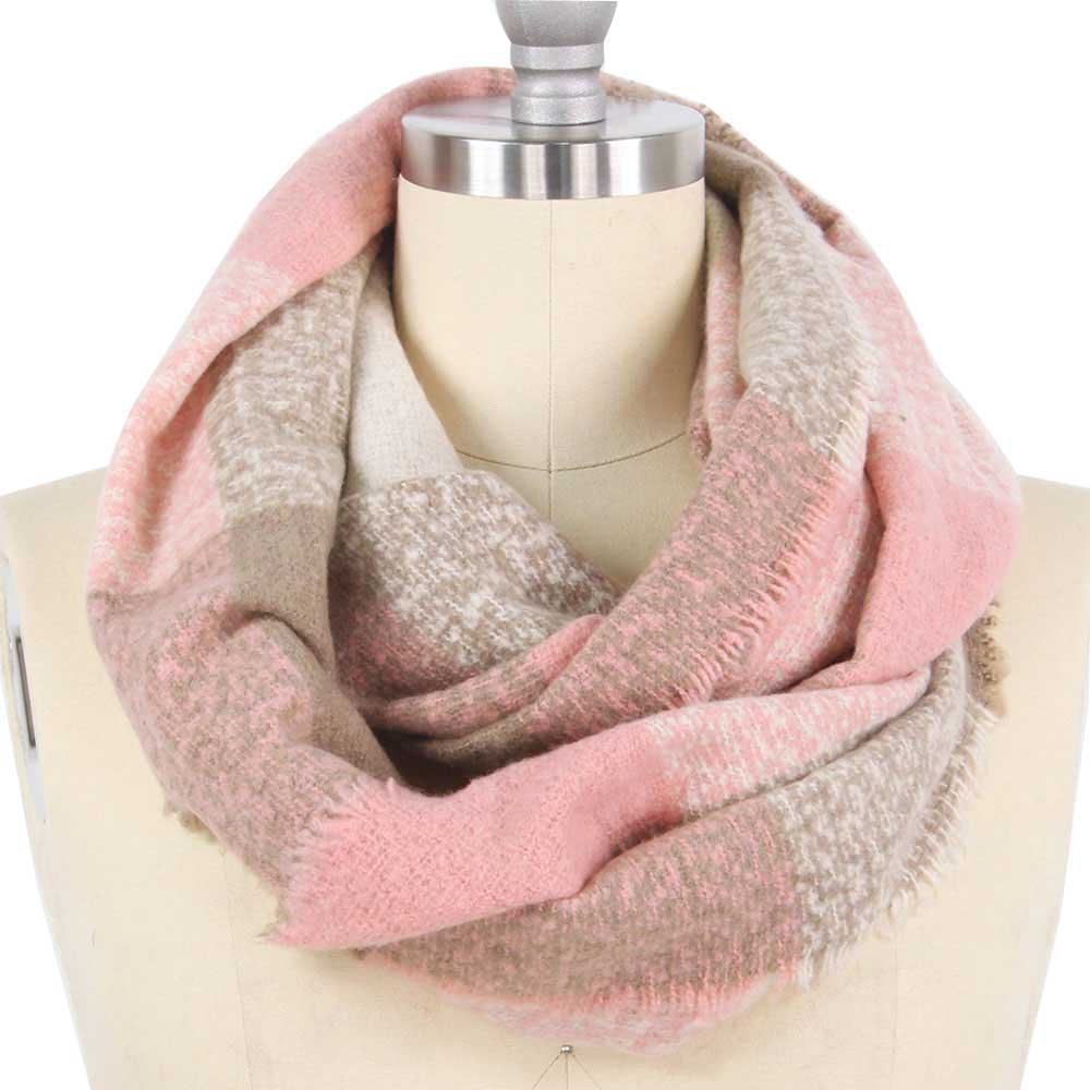 Check Infinity Scarf - Madeline Love - Flyclothing LLC