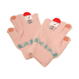 Christmas Theme Pattern Smart Touch Winter Gloves - Madeline Love - Flyclothing LLC