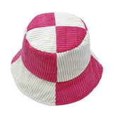 Colorblock Corduroy Bucket Hat - Madeline Love - Flyclothing LLC