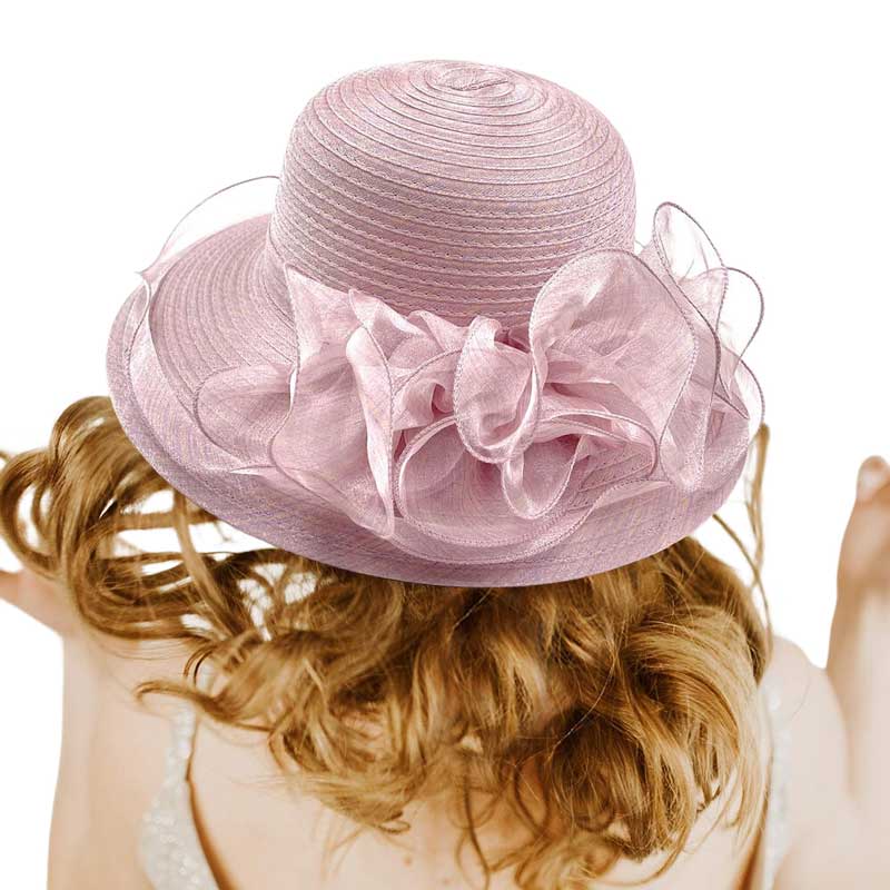 Flower Organza Dressy Hat - Madeline Love - Flyclothing LLC