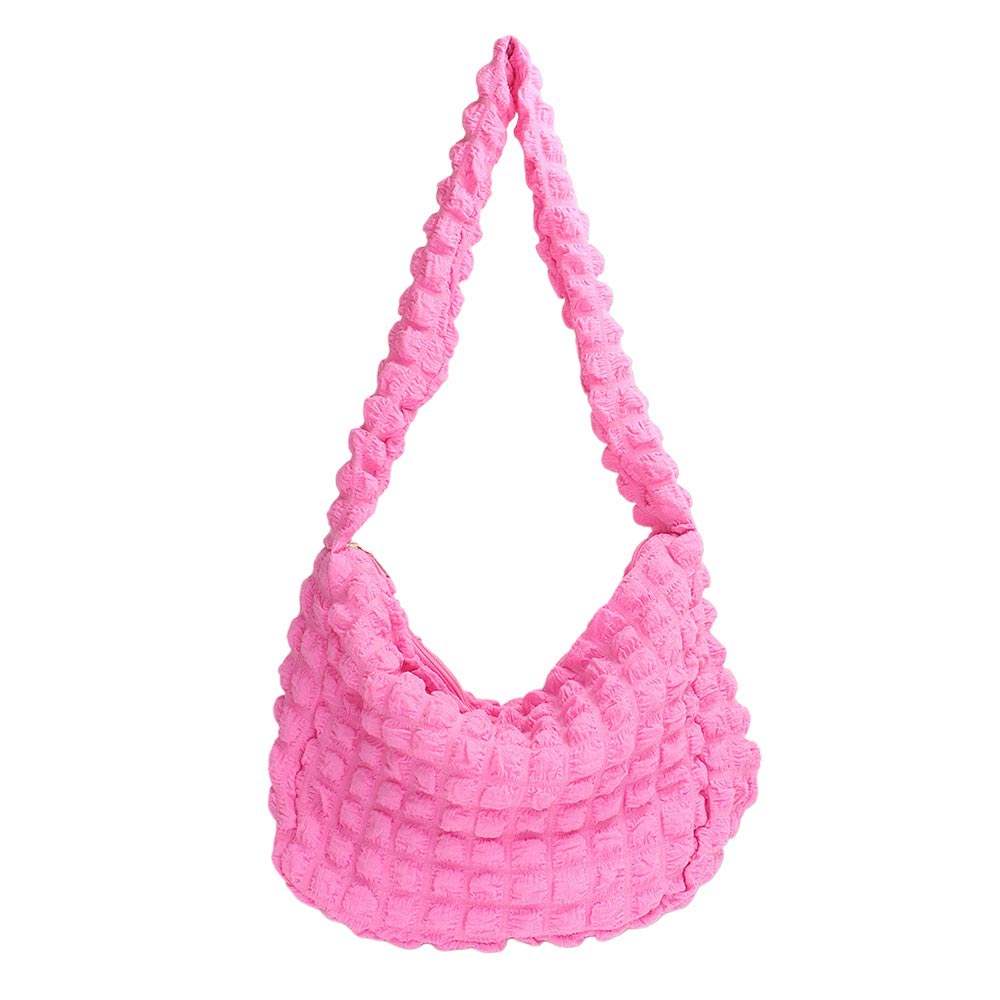 Fuzzy Lightweight Cloud Shoulder Bag - Madeline Love - Flyclothing LLC