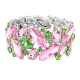 Marquise Crystal Stretch Evening Bracelet - Madeline Love - Flyclothing LLC
