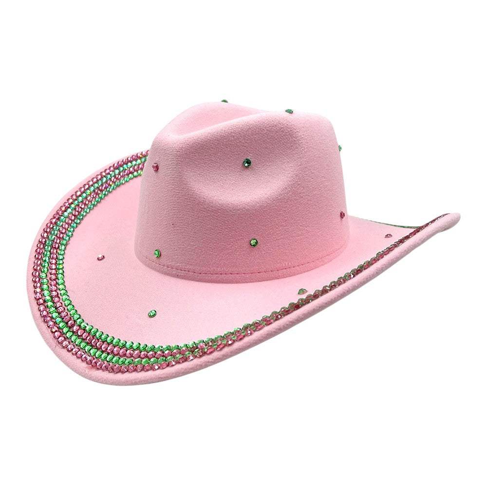 Bling Studded Cowboy Western Hat - Madeline Love - Flyclothing LLC
