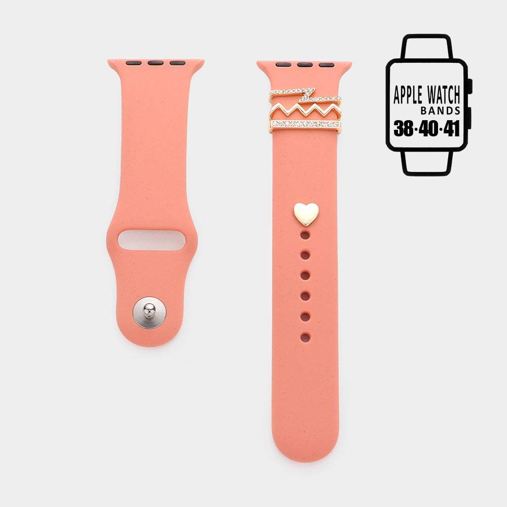 Heart Pointed Apple Watch Silicone Band - Madeline Love - Flyclothing LLC