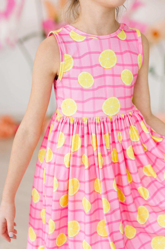 Pink Lemonade Tank Twirl Dress - Mila & Rose ® - Flyclothing LLC