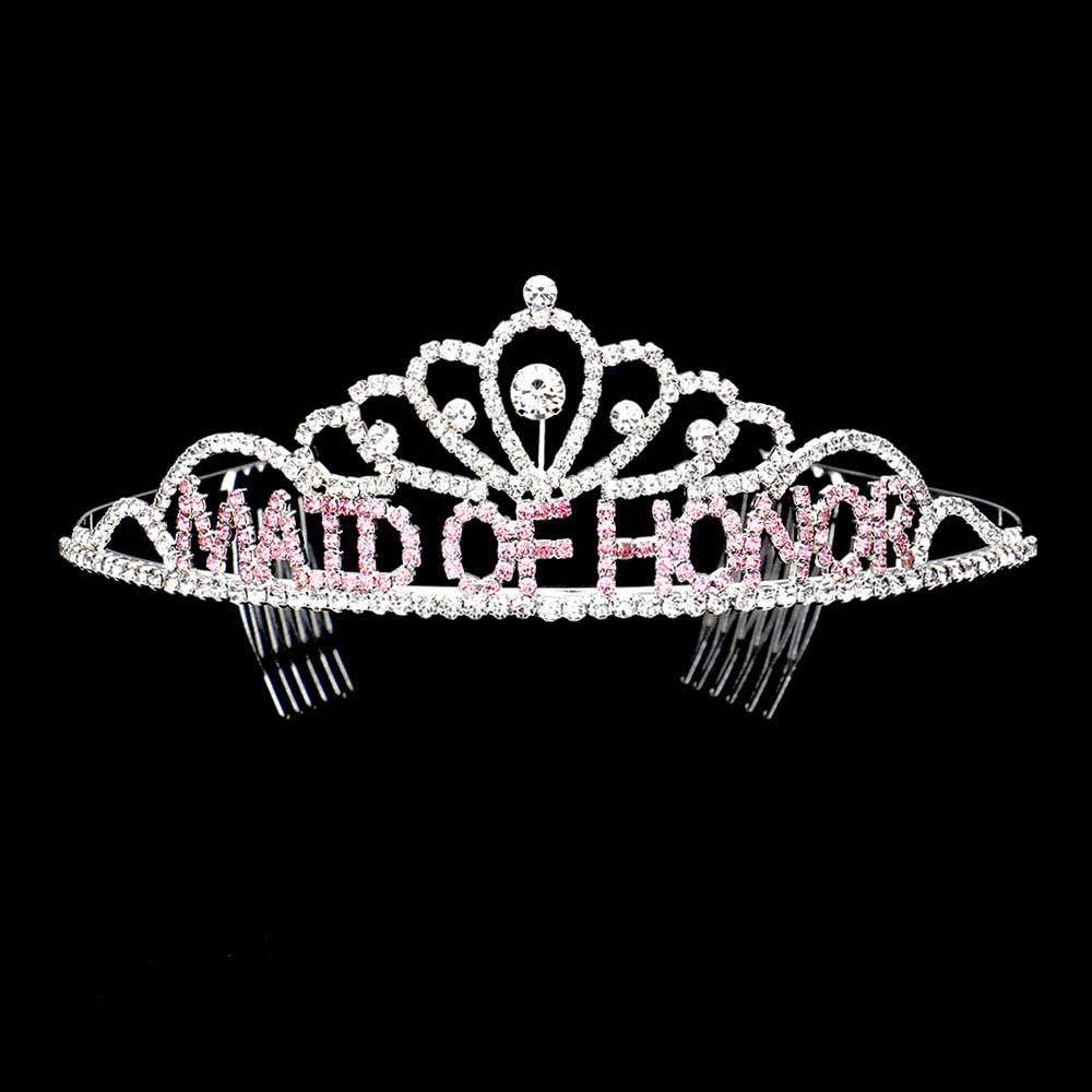 Maid Of Honor Rhinestone Princess Tiara - Madeline Love - Flyclothing LLC