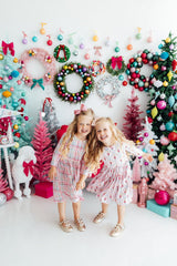 Pink Nutcracker 3/4 Sleeve Pocket Twirl Dress - Mila & Rose ® - Flyclothing LLC