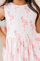 Pink Paradise Tank Twirl Dress - Mila & Rose ® - Flyclothing LLC