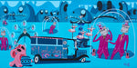Black Market Art Company Pink Phoenix& on Parade Print