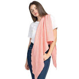 Plain Solid Triangle Scarf Shawl - Madeline Love - Flyclothing LLC