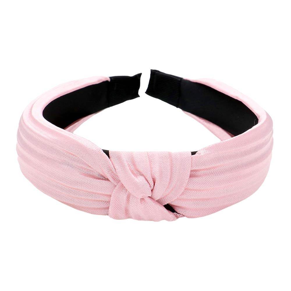 Pleated Knot Burnout Headband - Madeline Love - Flyclothing LLC
