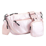 Puffer Half Moon Crossbody Bag - Madeline Love - Flyclothing LLC
