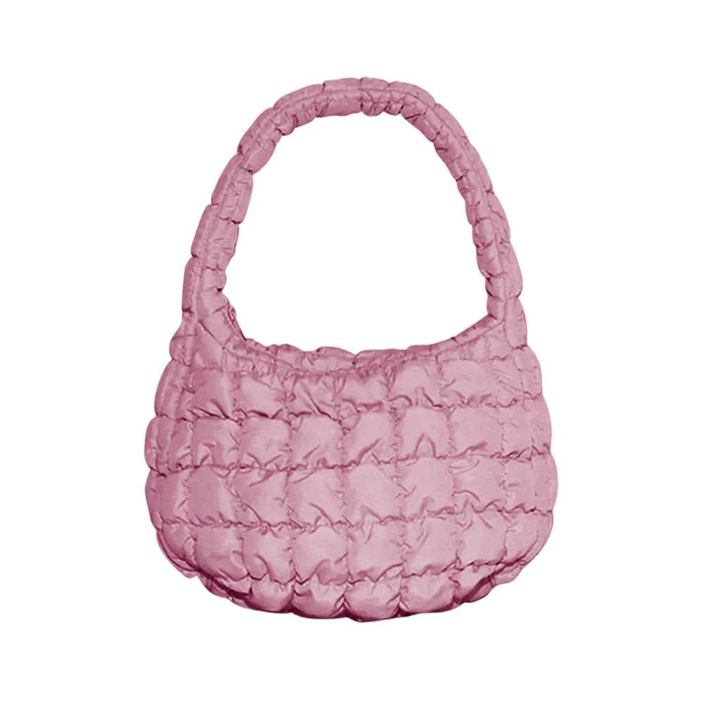 Quilted Puffer Tote Shoulder Bag - Madeline Love - Flyclothing LLC