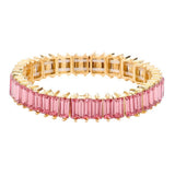 Rectangle Stone Stretch Evening Bracelet - Madeline Love - Flyclothing LLC