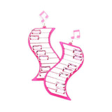Resin Keyboard Music Dangle Earrings - Madeline Love - Flyclothing LLC