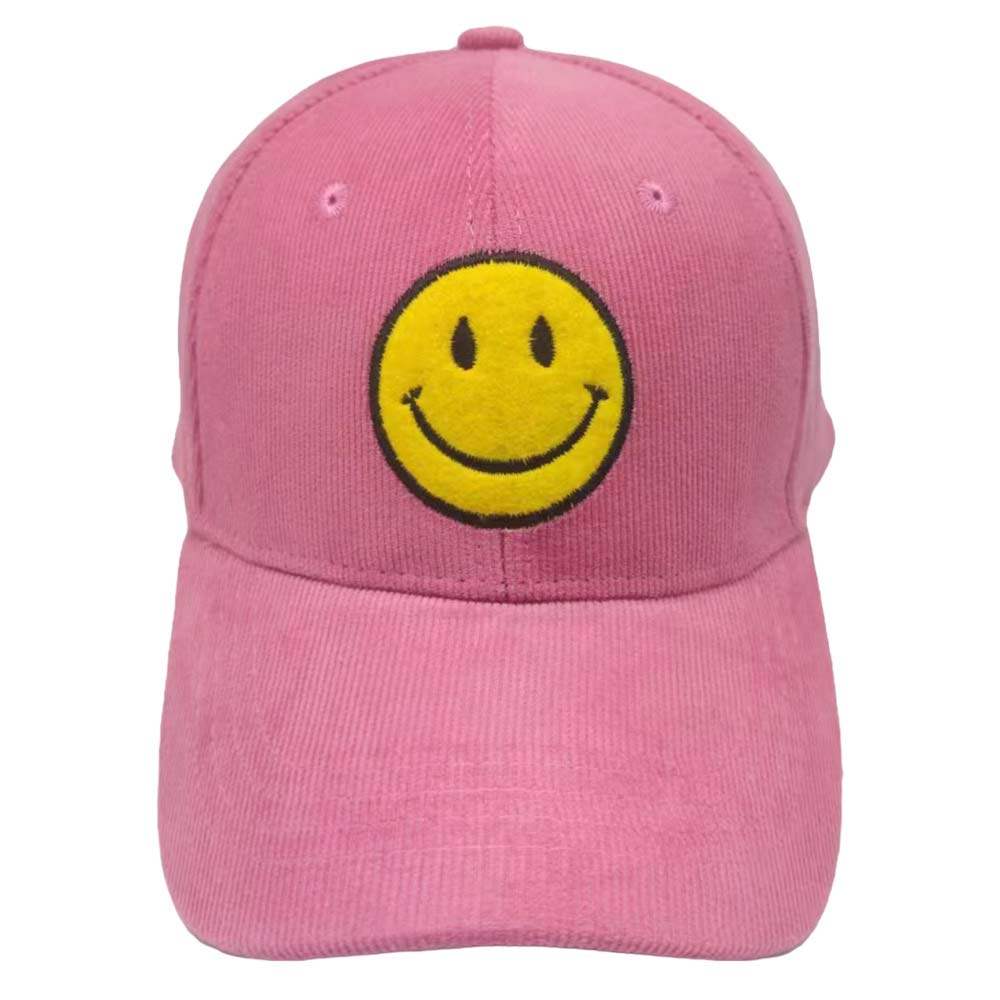 Smile Pointed Corduroy Baseball Cap - Madeline Love - Flyclothing LLC