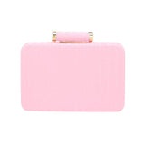 Solid Embossed Clutch Crossbody Bag - Madeline Love - Flyclothing LLC