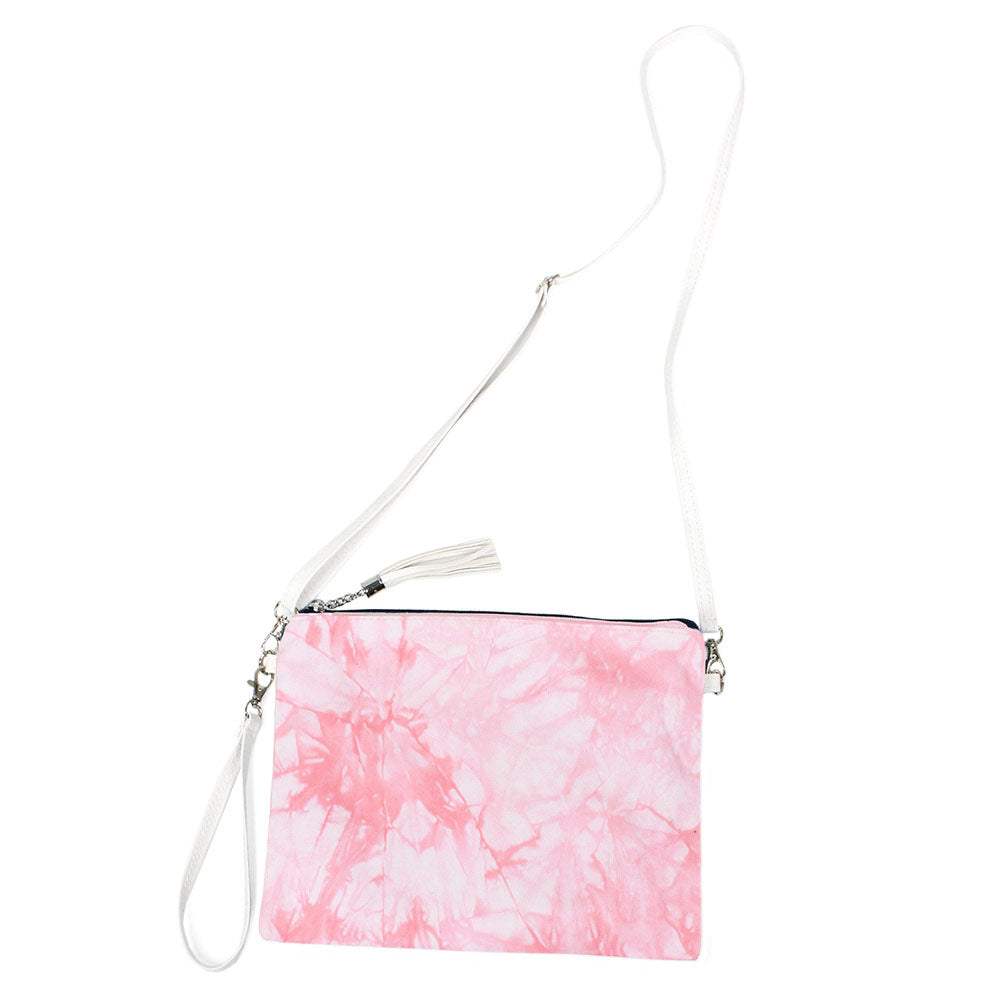 Tie Dye Wristlet Clutch Crossbody Bag - Madeline Love - Flyclothing LLC