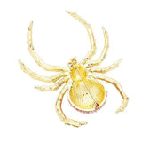 Crystal Embellished Spider Brooch - Madeline Love - Flyclothing LLC
