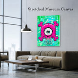 Black Market Art Company Pink & Bones Print