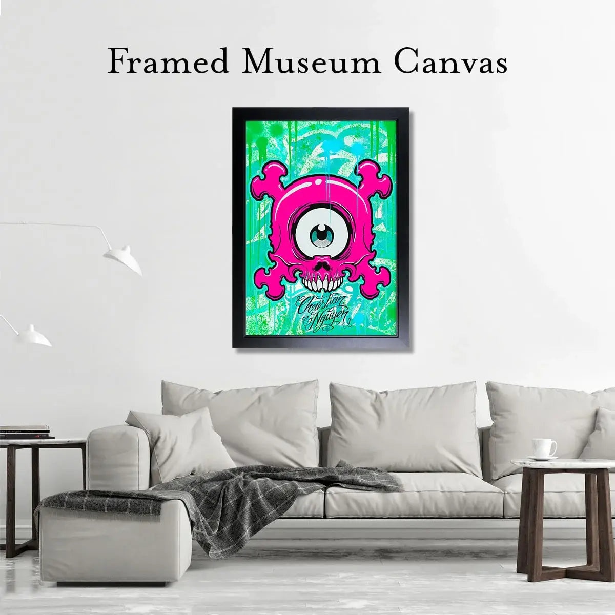 Black Market Art Company Pink & Bones Print - Black Market Art Company - Flyclothing LLC