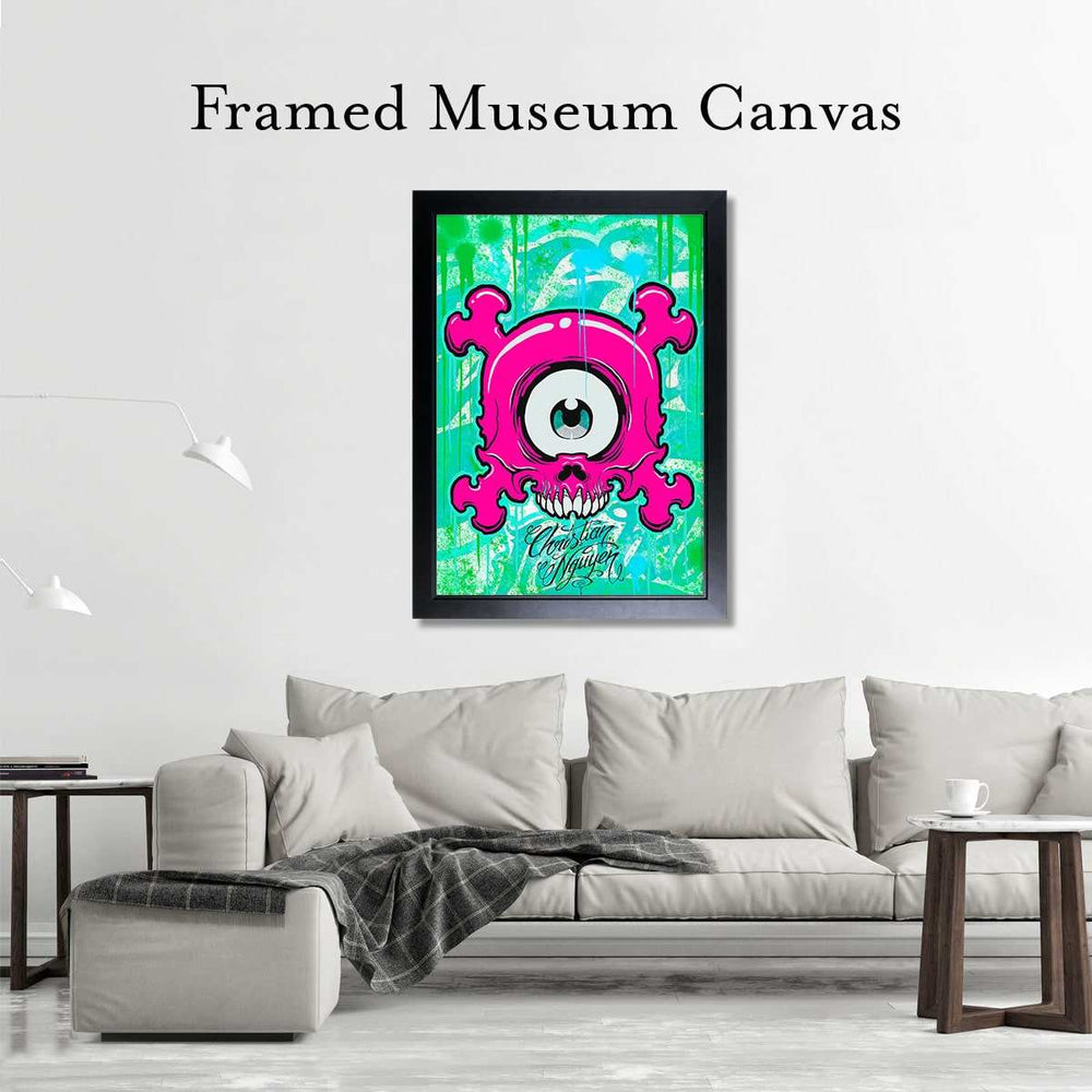 Black Market Art Company Pink & Bones Print - Black Market Art Company - Flyclothing LLC