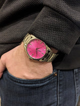 Pink Sunburst Watch - The Beyond Boring Watch Company - Flyclothing LLC