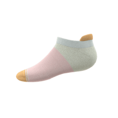 The Pinky Toes | Tri Color Block Heel Hammock™ Ankle Socks - Shinesty
