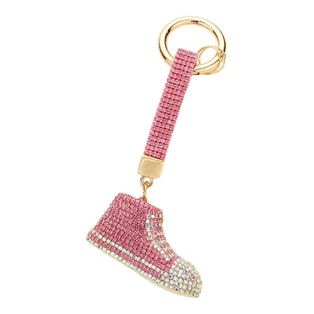 Rhinestone Pave Sneaker Bag Charm - Madeline Love - Flyclothing LLC