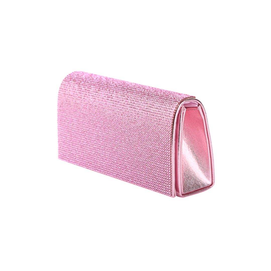 Bling Solid Evening Clutch Crossbody Bag - Madeline Love - Flyclothing LLC