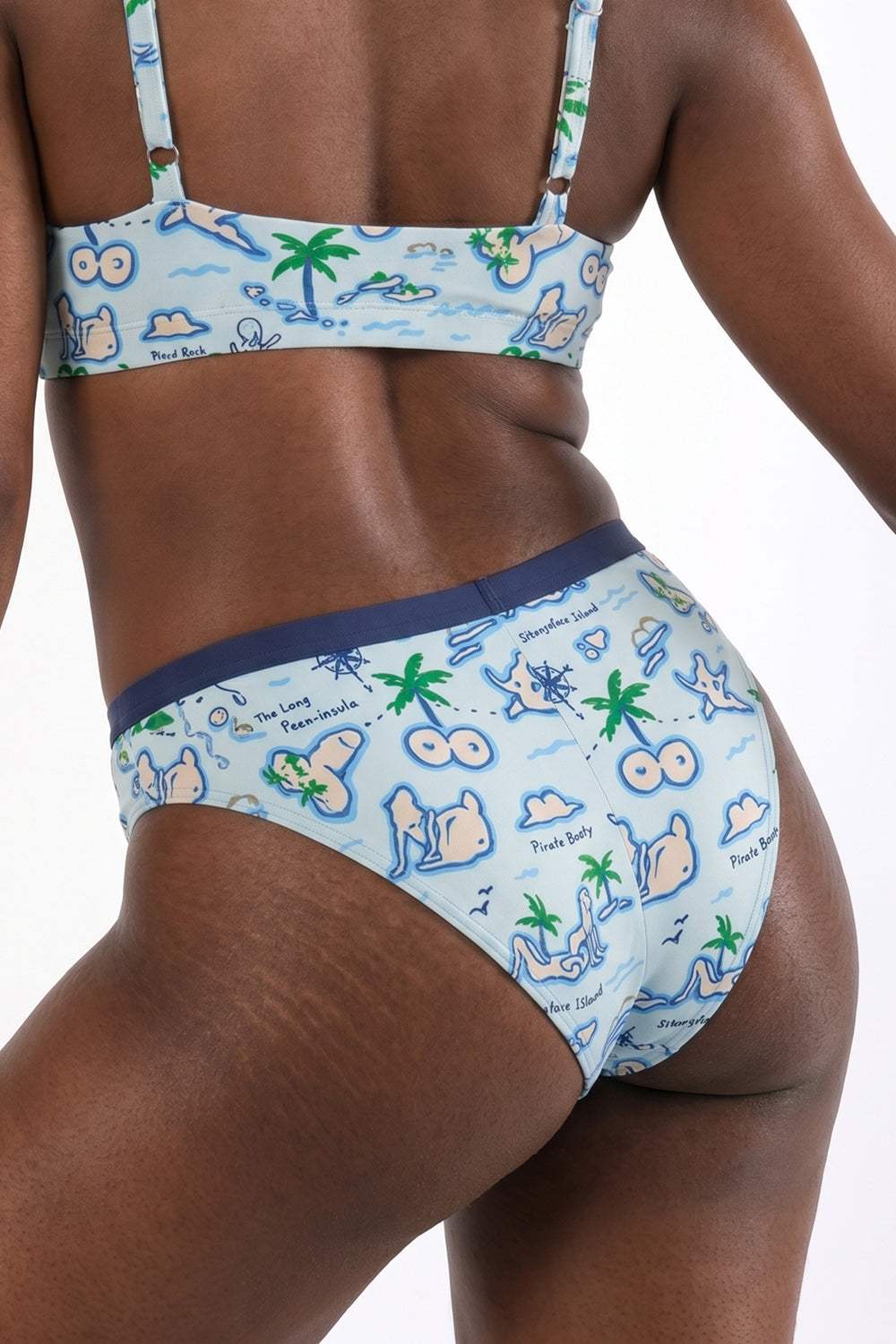 The Pirate's Booty | Naughty Map Cheeky Underwear - Shinesty - Flyclothing LLC