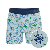 The Pirate's Booty | Naughty Map Ball Hammock® Pouch Underwear