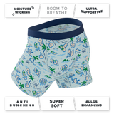 The Pirate's Booty | Naughty Map Ball Hammock® Pouch Underwear