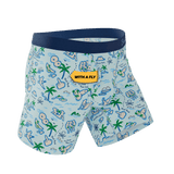 The Pirate's Booty | Naughty Map Ball Hammock® Pouch Underwear With Fly - Shinesty - Flyclothing LLC