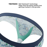 The Pirate's Booty | Naughty Map Ball Hammock® Pouch Underwear Briefs