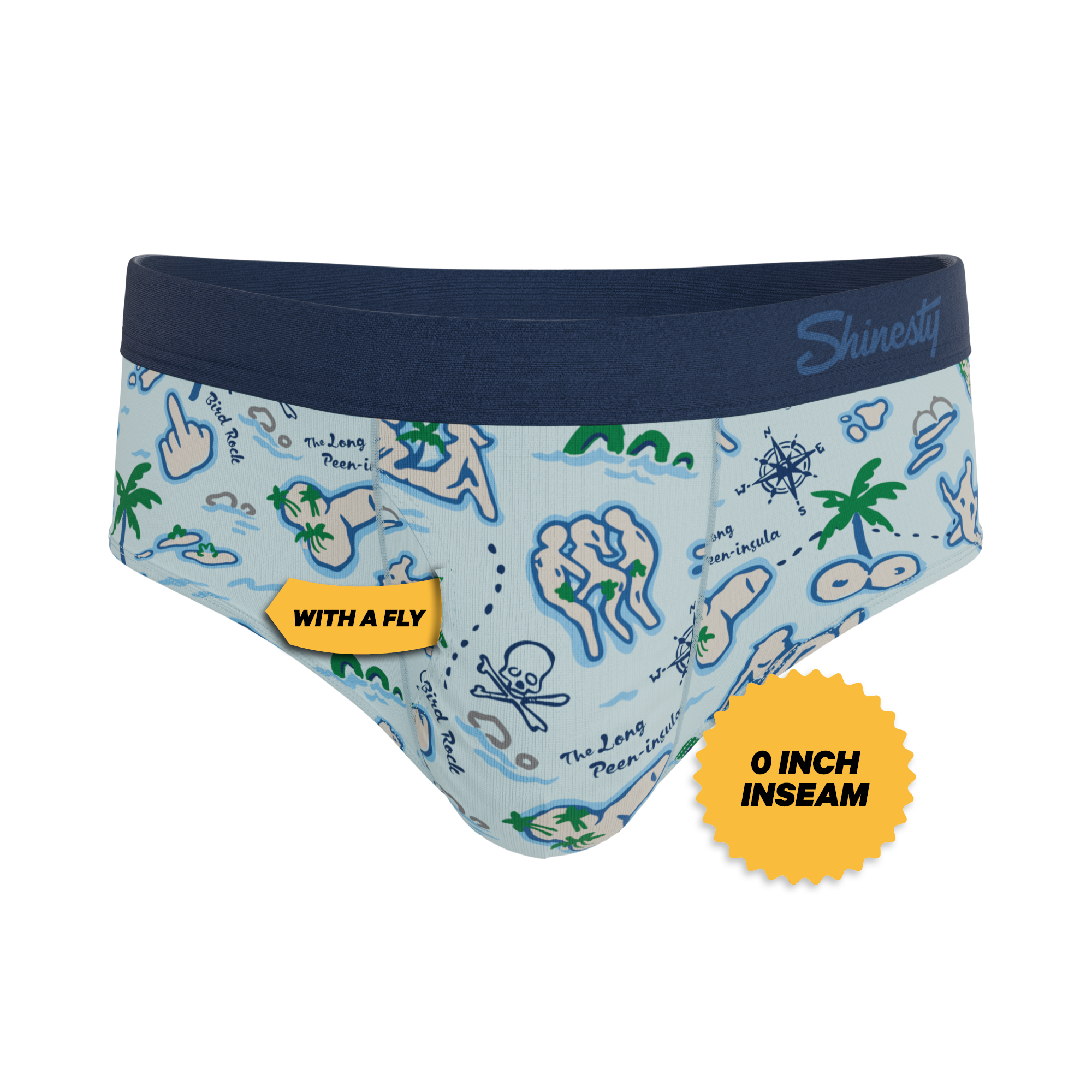The Pirate's Booty | Naughty Map Ball Hammock® Pouch Underwear Briefs