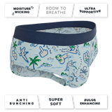 The Pirate's Booty | Naughty Map Ball Hammock® Pouch Underwear Briefs
